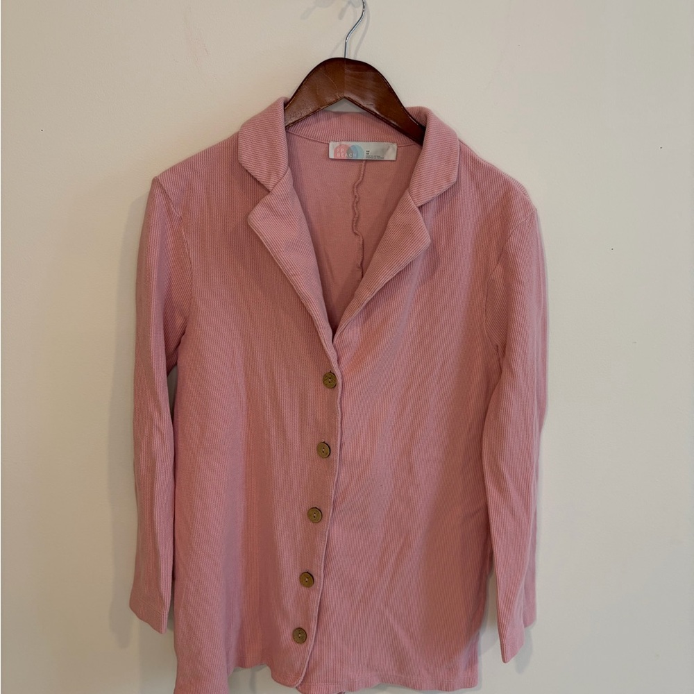 Free People Beach Lizzie Blazer Romper Pink Size XSmall - Picture 5 of 12